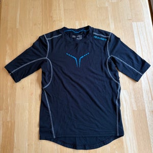 Black Small Kids Unisex Bauer Compression Shirt