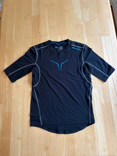 Black Small Kids Unisex Bauer Compression Shirt