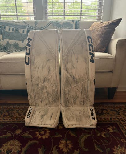 34" CCM Axis 2 Pro Goalie Leg Pads (Used)