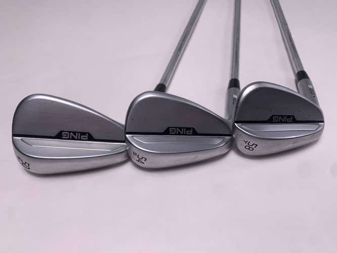 LEFTY Ping s159 Chrome Wedge Set 50* 12 | 54* 12 | 58* 6 Black Dot Z-Z115 LH