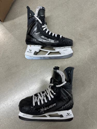 AHL ROCKFORD ICE HOGS 2025 Bauer Vapor Flylite Hockey Skates Pro Stock 9