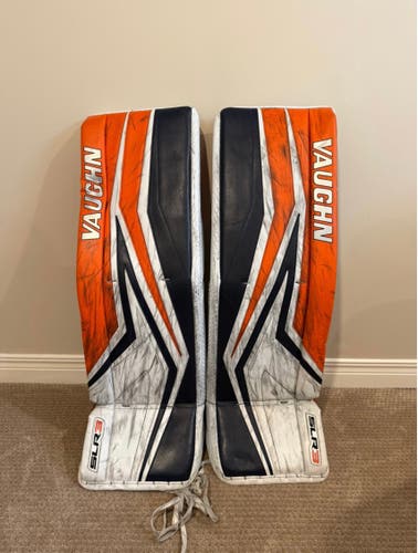 35" 2022 Vaughn SLR3 Pro Carbon Goalie Leg Pads (Pro Stock)