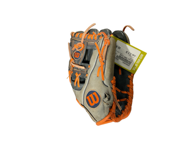 Used Wilson A450 GLOVE BB/SB Glove RH Throw Grey 11 1/2" 11834-S000049001