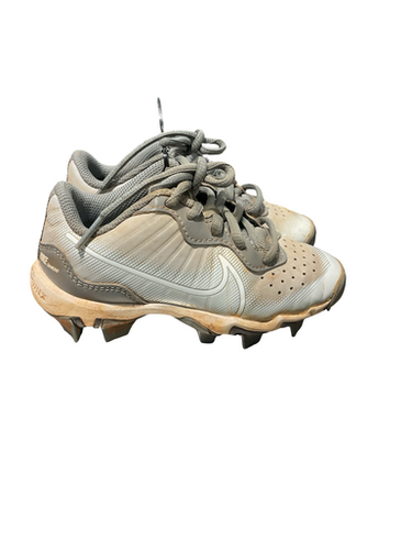 Used Nike FAST FLEX BB/SB Cleats Grey Youth 10.0 11834-S000050963