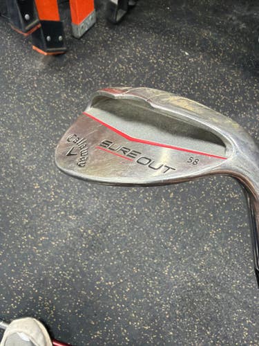 Used Callaway SURE OUT Golf Wedge Mens RH 58 Degree 11337-S000486767