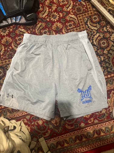 Hampton Lacrosse Gray Medium Men's Under Armour Shorts (New)