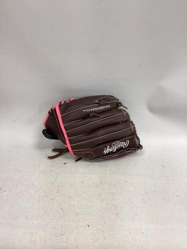 Used Rawlings FASTPITCH SOFTBALL BB/SB Glove RH Throw Brown 11" 11851-S000046824