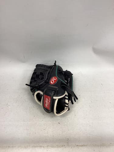 Used Rawlings FASTPITCH SOFTBALL BB/SB Glove RH Throw Black 11" 11851-S000046825