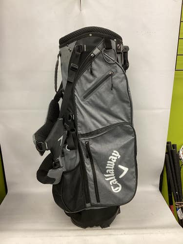Used Callaway 6 SLOT STAND BAG Mens Stand Bag Grey 11851-S000046816
