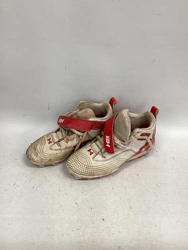 Used Under Armour BH BB/SB Cleats White Junior 04 11851-S000046809