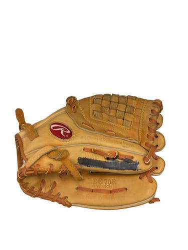 Used Rawlings DEREK JETER AUTOGRAPH MODEL BB/SB Glove RH Throw Brown 11 1/2" 11859-S000030993