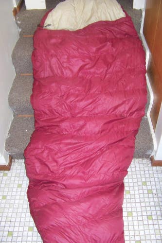 Vintage REI Down Mummy Backpacking Sleeping Bag