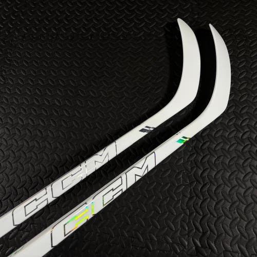 2 Pack Bundle - Senior CCM XF Ghost Right Handed Hockey Stick P28 85 Flex (New) LE White