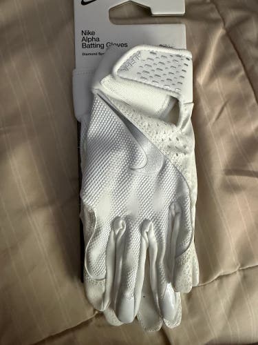 Youth Medium Nike Alpha Batting Gloves (New)
