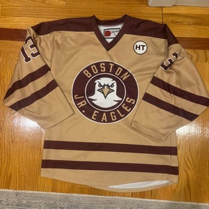 Boston Jr. Eagles Gold Hockey Jersey (Used)