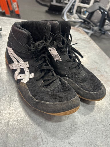 Used Asics Wrestling Shoes Black Youth 06.0 11337-S000485156