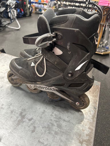 Used Rollerblade PERFORMANCE Senior Rec Fitness Skates Black Senior 10 11337-S000485161