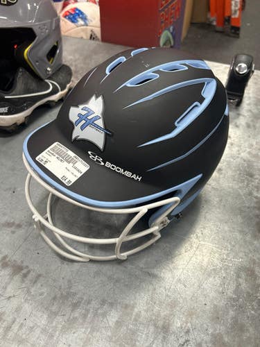 Used BoomBah HELMET Batting Helmet w/Mask Black MD 11337-S000477772