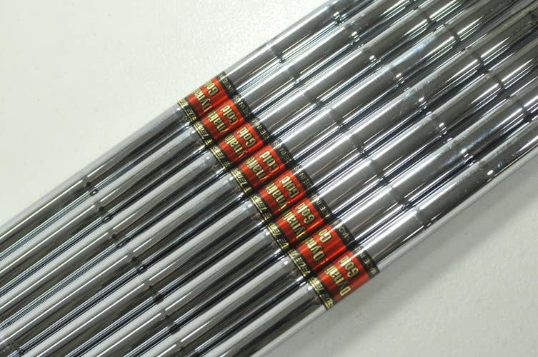 True Temper Dynamic Gold Red Ban X100 Iron Shaft Set Steel .355 # 209025