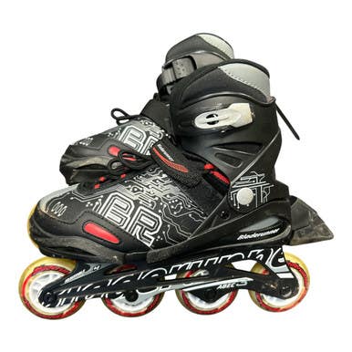 Used Bladerunner BLADERUNNER SKATES 5-8 Junior Rec Fitness Skates Black Adjustable 11450-S000520836