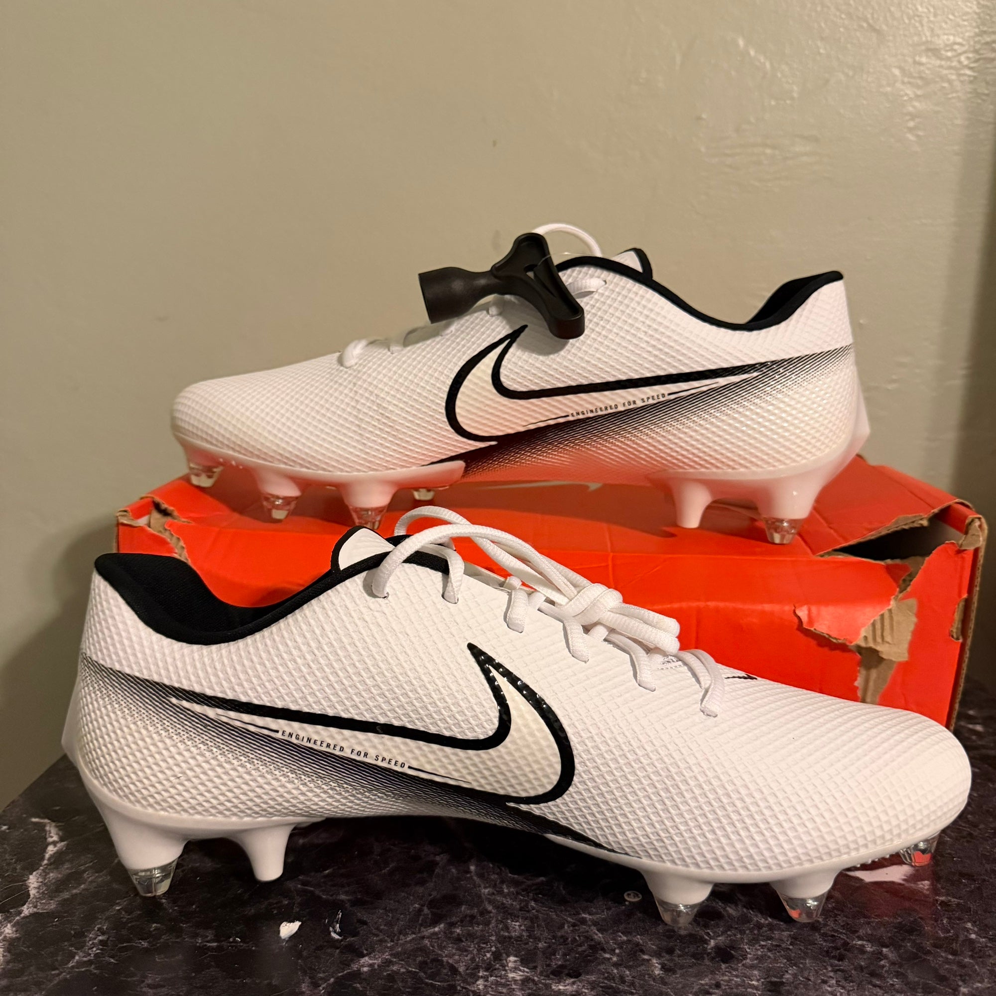 Nike Football Cleats Men Size 13 Wide White Vapor Edge Speed 360 2 D FJ7093-100 Nike Vapor Edge Elite 360 2 Football Cleats | Mercari main image 3