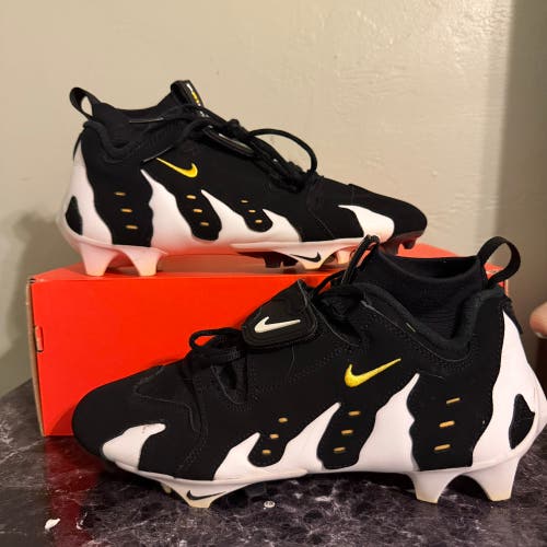 Nike Diamond Turf DT 96 White Black Football Cleats Size 9.5 Coach Prime Colorado