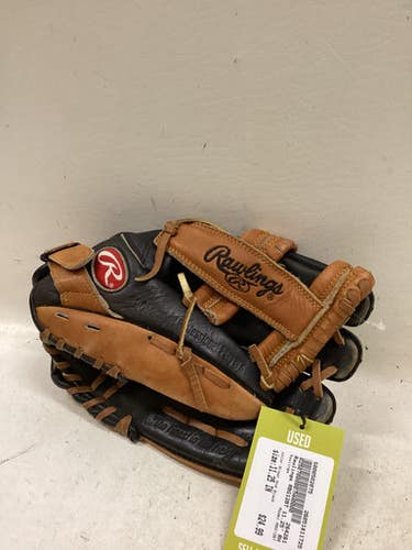 Used Rawlings RBG12BT BB/SB Glove RH Throw Brown And Black 11 1/4" 11725-S000502075