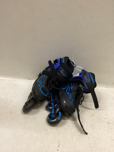 Used ZPM ADJ INLINES Junior Rec Fitness Skates Black Adjustable 11725-S000502056