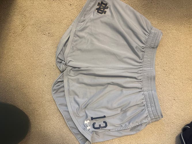 Notre Dame Gray Medium Women's Under Shorts (Used)