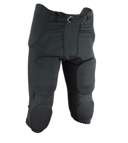 Sports Unlimited NWT Elite Flex 7 Pad Integrated Adult XL Football Pants Black