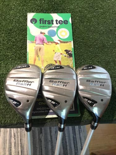 King Cobra Ladies Baffler Rail H Hybrids Set 3H, 4H, 5H Fujikura Graphite Shafts