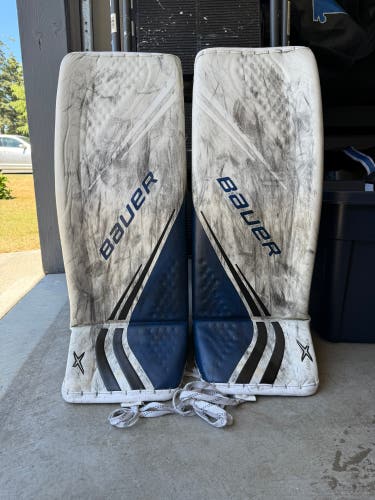 Medium 2019 Bauer Vapor 2X Pro Goalie Leg Pads Pro Stock (Used)
