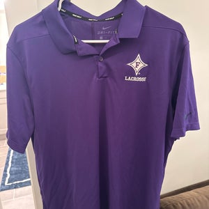Furman Lacrosse Men's Polo (Large)