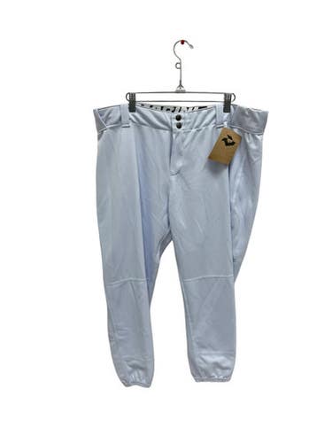 New Demarini White Womens 2XL Softball Pants 11692-S000151163