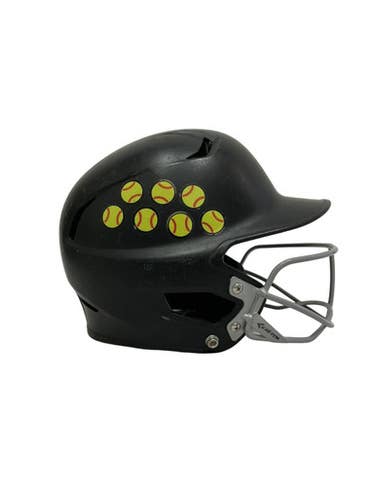 Used Easton Z5 Jr Black Batting Helmet w/Mask  11692-S000151162