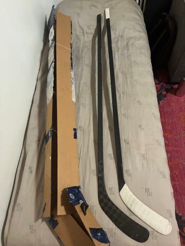 Two hockey sticks