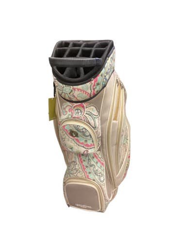 Used SPARTINA 449 - 14 WAY CART BAG Womens Cart Bag White 11846-S000104775
