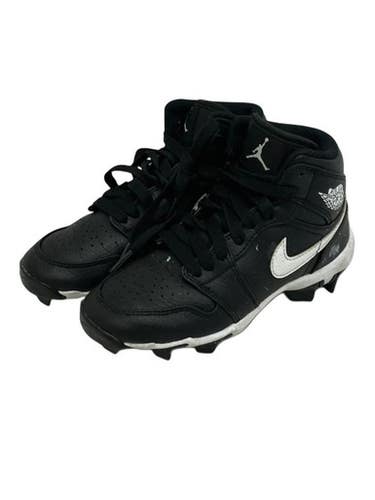 Used Nike JORDAN 1 MID Youth FB Cleats Black Youth 13.0 11692-S000150947