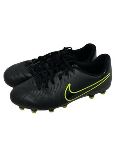 Used Nike TIEMPO Soccer Cleats Black Junior 05 11692-S000150958