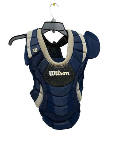 Used Wilson PROMOTION Catchers Chest Protector Navy Blue Intermed 11692-S000150984