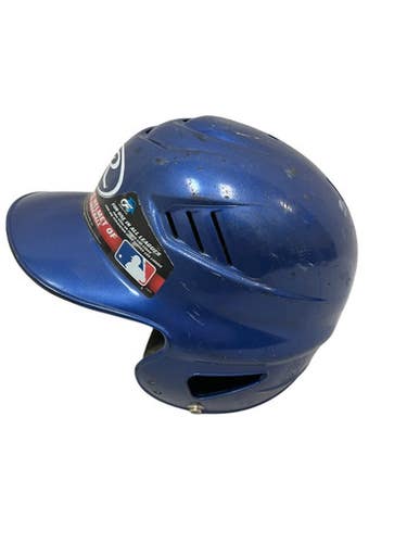 Used Rawlings RCFH Batting Helmet No Mask Royal Blue One Size 11692-S000150995