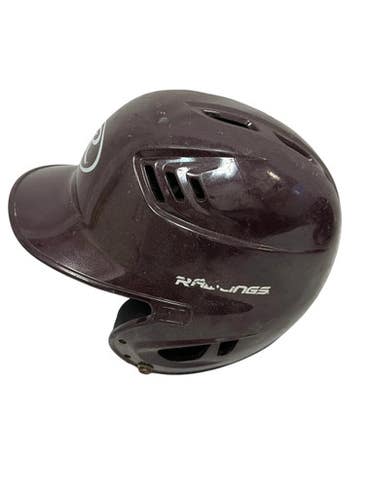 Used Rawlings R16J Batting Helmet No Mask Maroon One Size 11692-S000150994