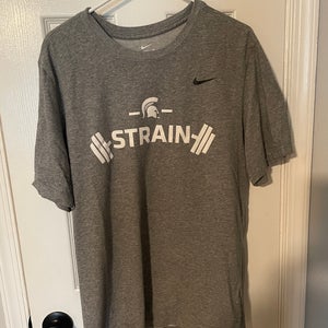 Gray XL Men's Nike Shirt Michigan State