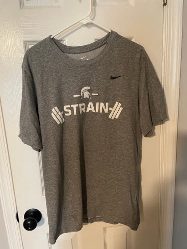 Gray XL Men's Nike Shirt Michigan State