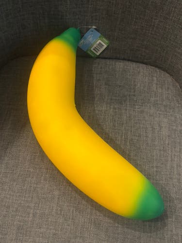 Sunny Days Squeezy Banana Shaped Fidget Toy Brand New