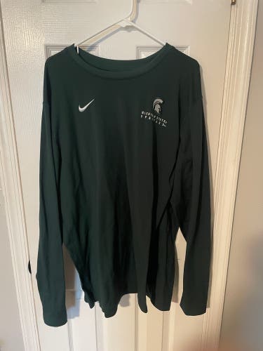 Green XL Men's Michigan State Shirt