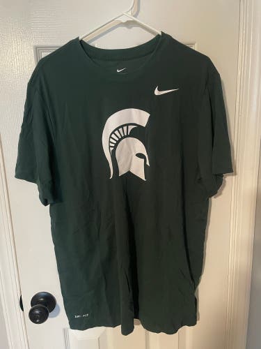 Green Large Men's Michigan State Shirt