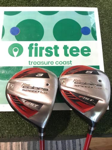 King Cobra Speed PD F/ST Woods Set 3W & 5W Graphite Design Tour AD YS 63g Shafts