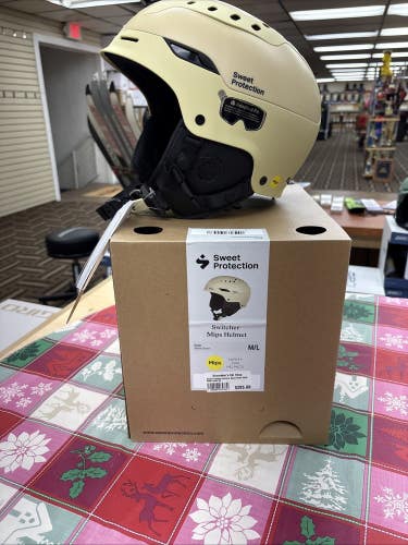 NEW Sweet Protection Switcher Mips Snow Helmet MEDIUM/LARG 25/26 Matte Cream