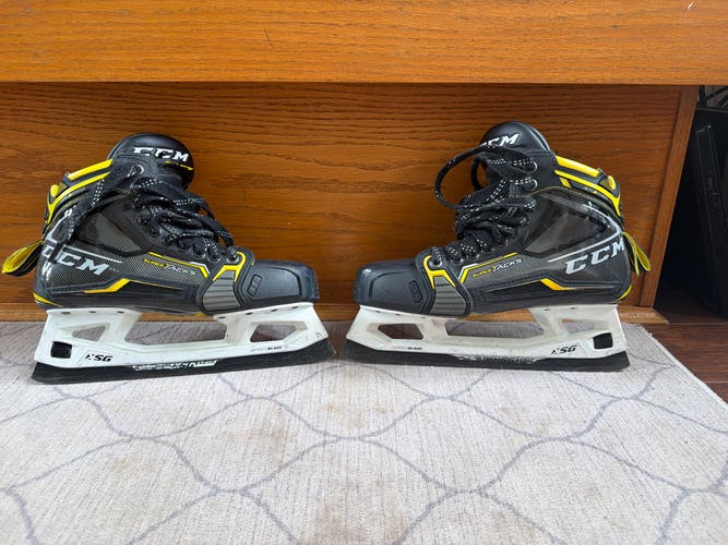 CCM Super Tacks AS3 Pro Hockey Goalie Skates Regular Width 7.5 (Used)